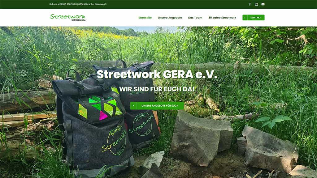 Webdesign Streetwork Gera